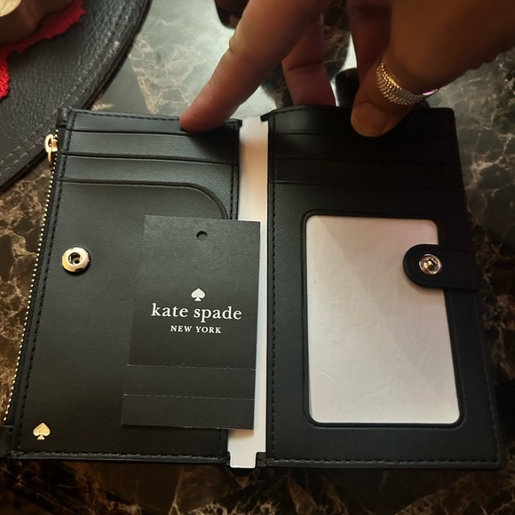 Kate Spade Black Pebbled Wallet - Picture 2 of 3